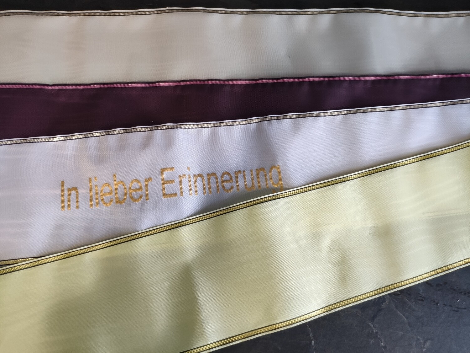 2 Stück Kranzschleifen