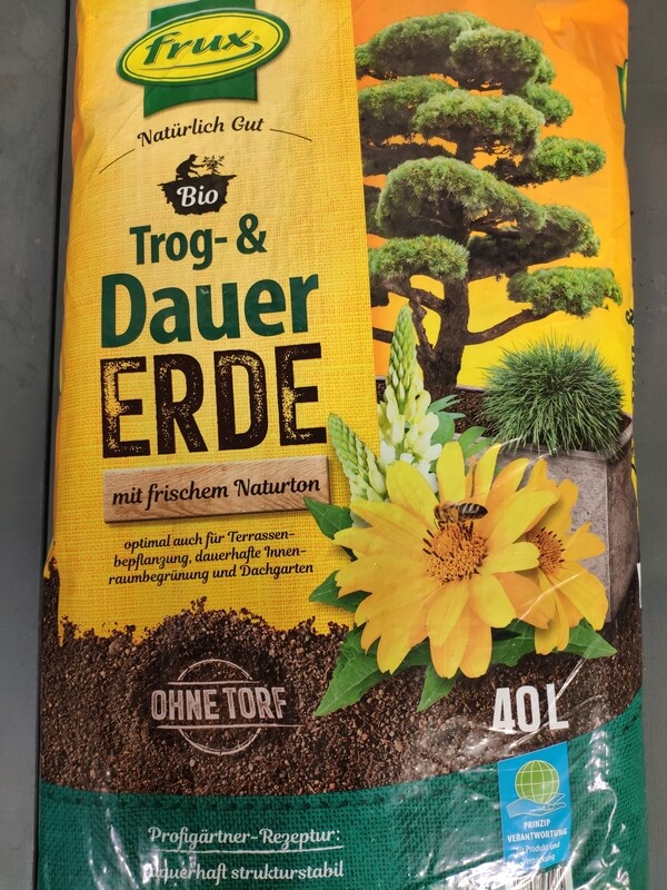 "Dauer- Erde" 40 Liter Torffrei!