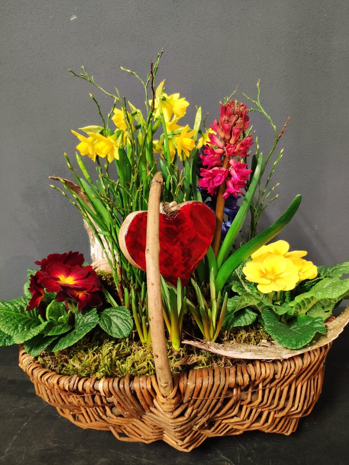 Brotkorb 33cm mit Herz