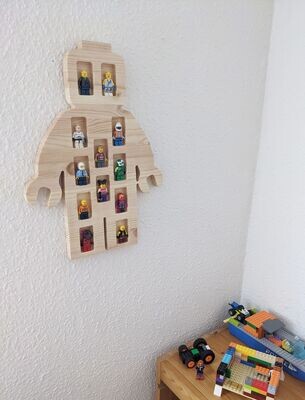 Kinderzimmer Regal aus HOLZ , Minifiguren Ständer