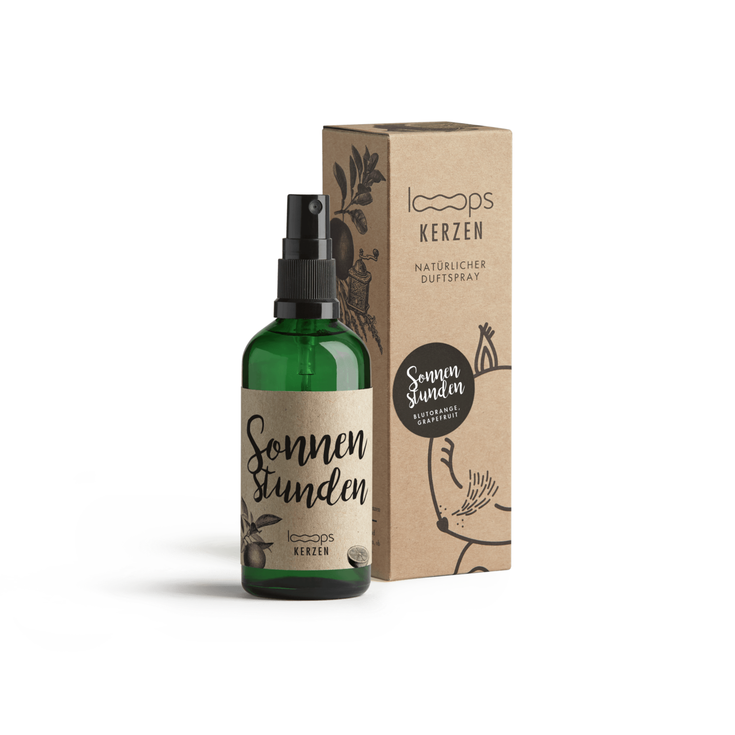 Looops Kerze Duftspray Sonnenstunden 100 ml
