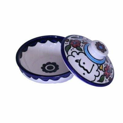 CERAMIC SERVING BOWL HAND PAINTED CERAMIC LABNE لبنه
