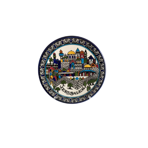 Jerusalem Display Plate with Stand