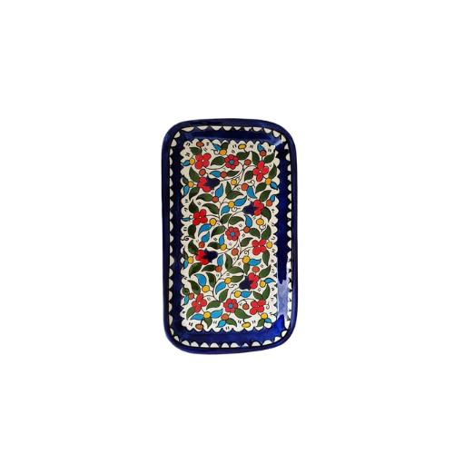 Floral Rectangle Serving Plate 30 cm