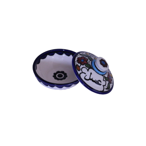 Ceramic Serving Bowl Hand Painted Ceramic Honey