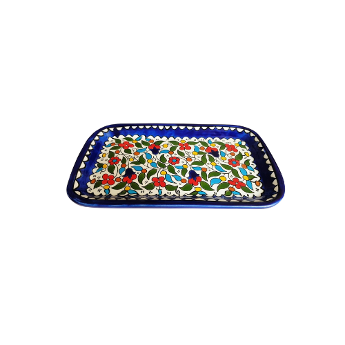 Floral Rectangle Serving Plate 30 cm