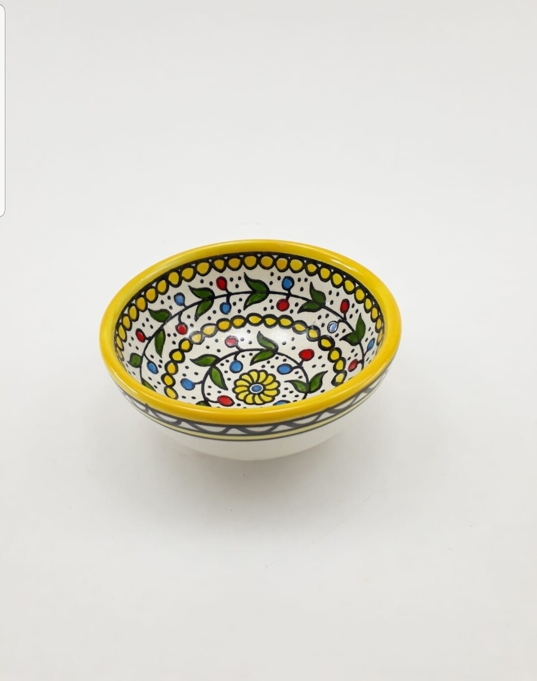 Yellow deep bowl 12 cm