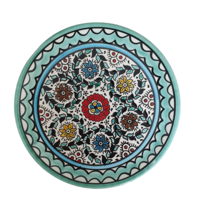 Small dinner plate 19 cm turquoise