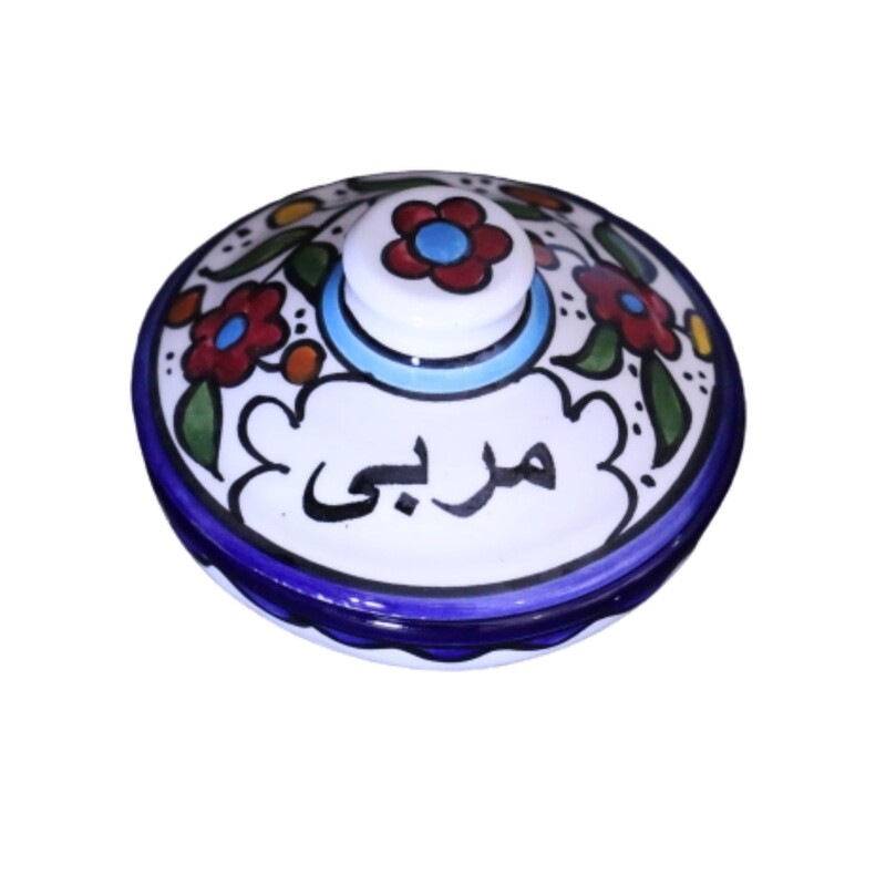 CERAMIC SERVING BOWL HAND PAINTED CERAMIC Jam مربى