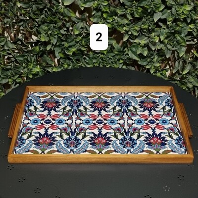 X-large wooden tray