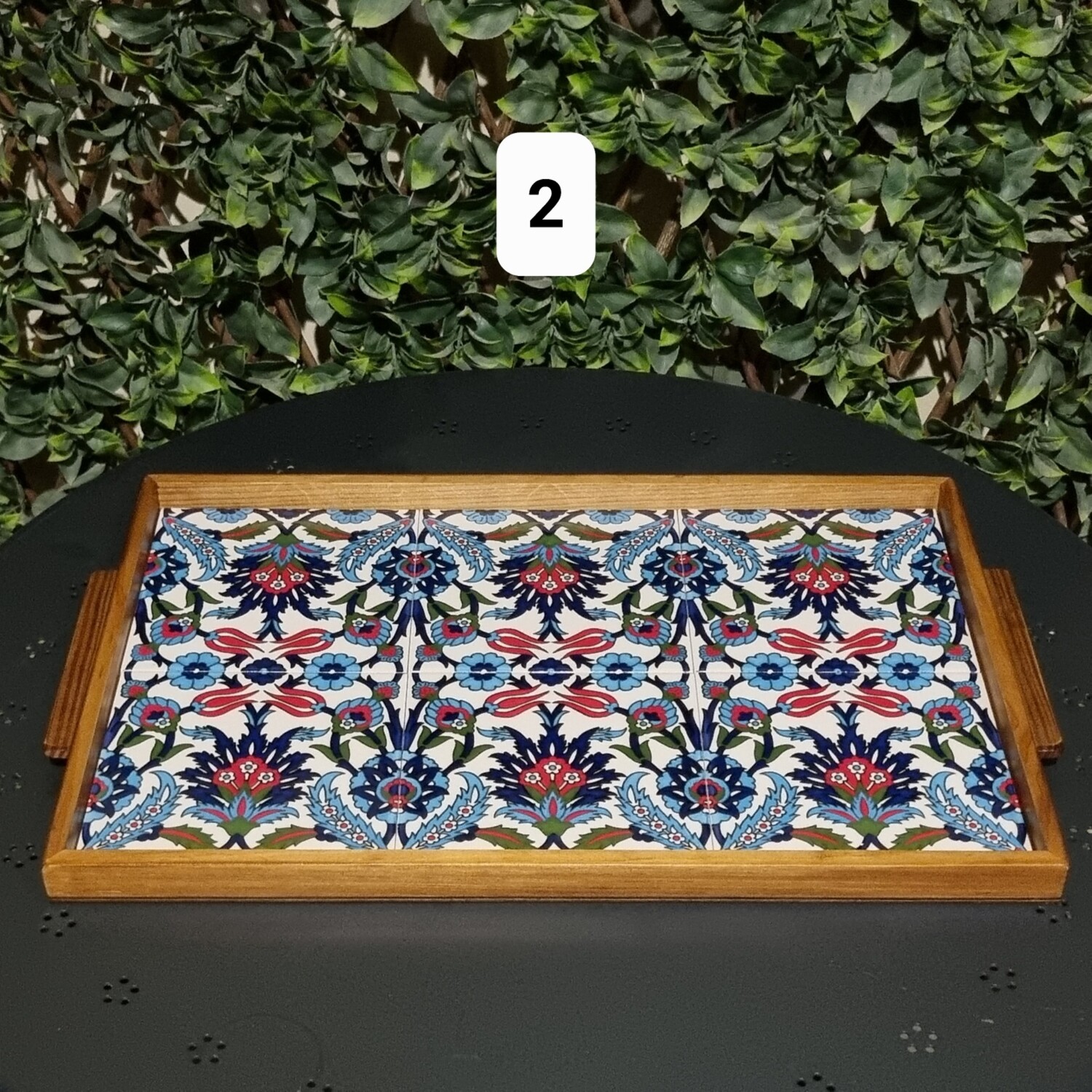 X-large wooden tray