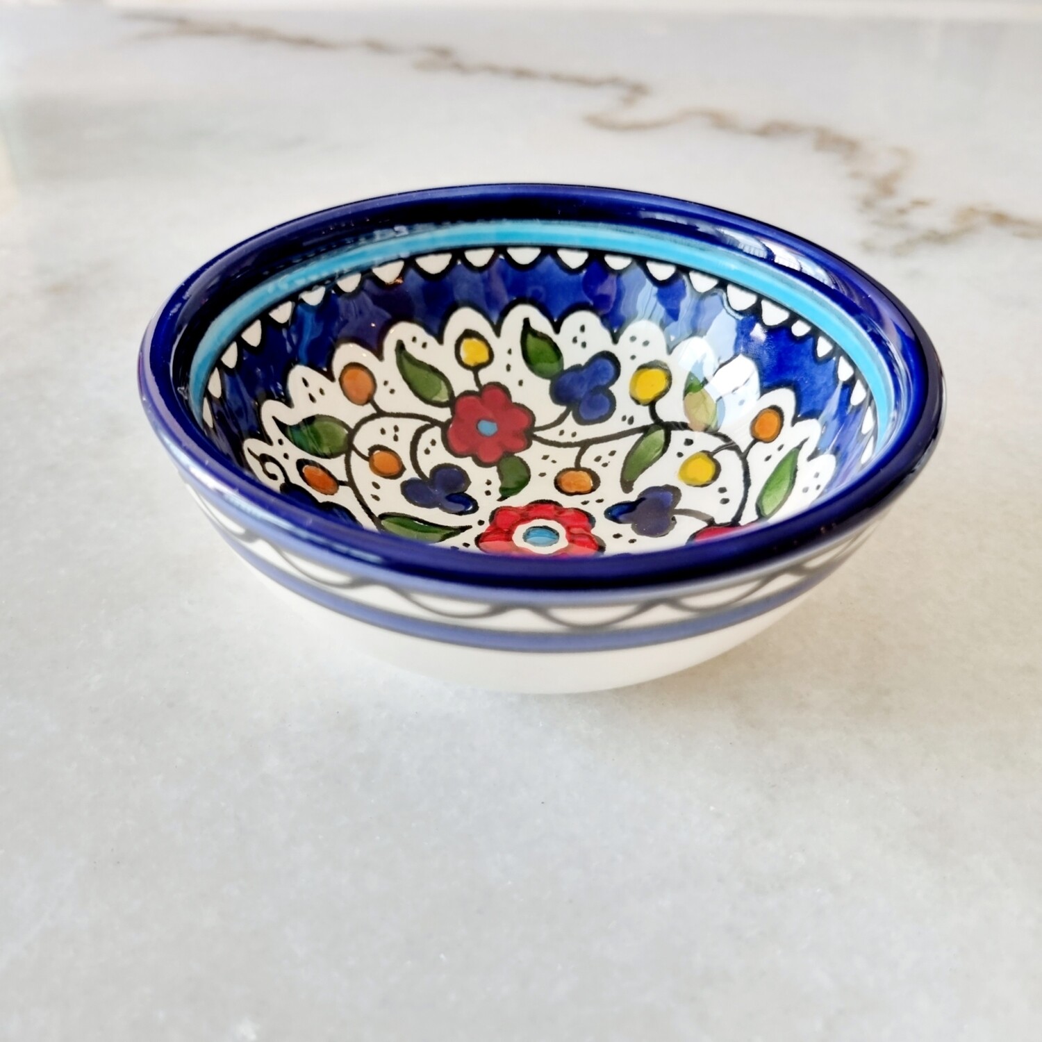 Handmade Ceramic Deep Bowl 12 cm