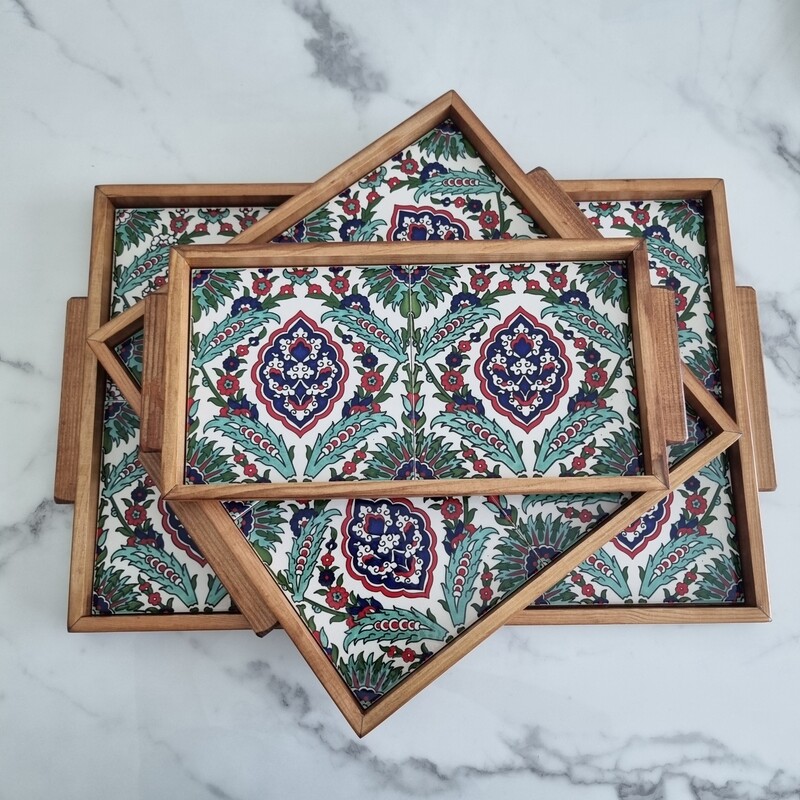 Handmade Turquoise Tray 