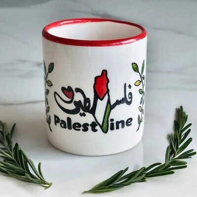 Palestine map mug