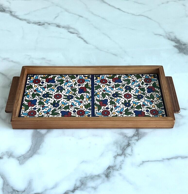 Classic pattern tray