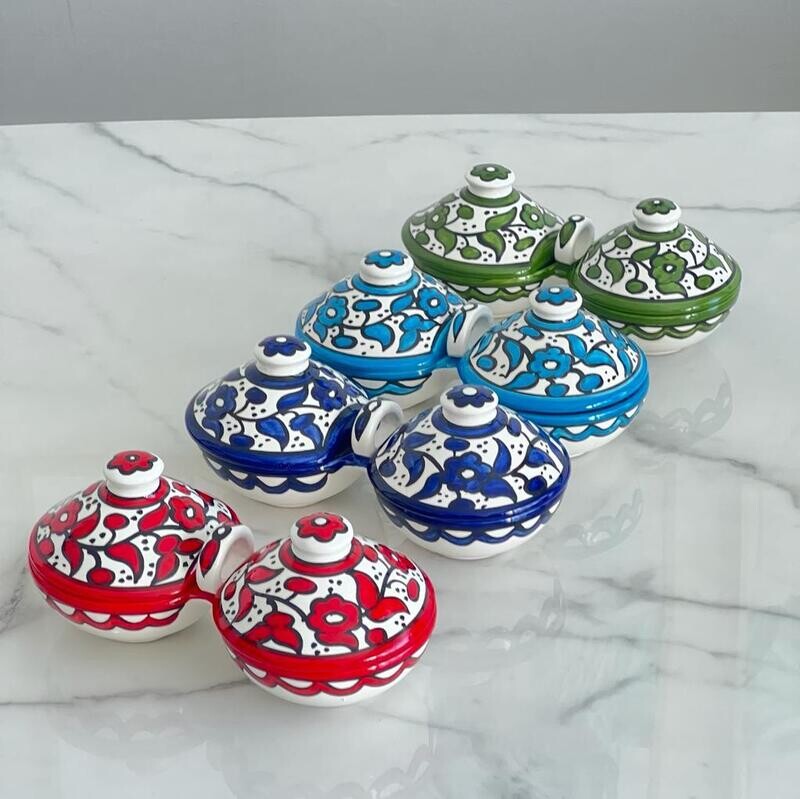 Fyrouzi Attached Bowls with lid 