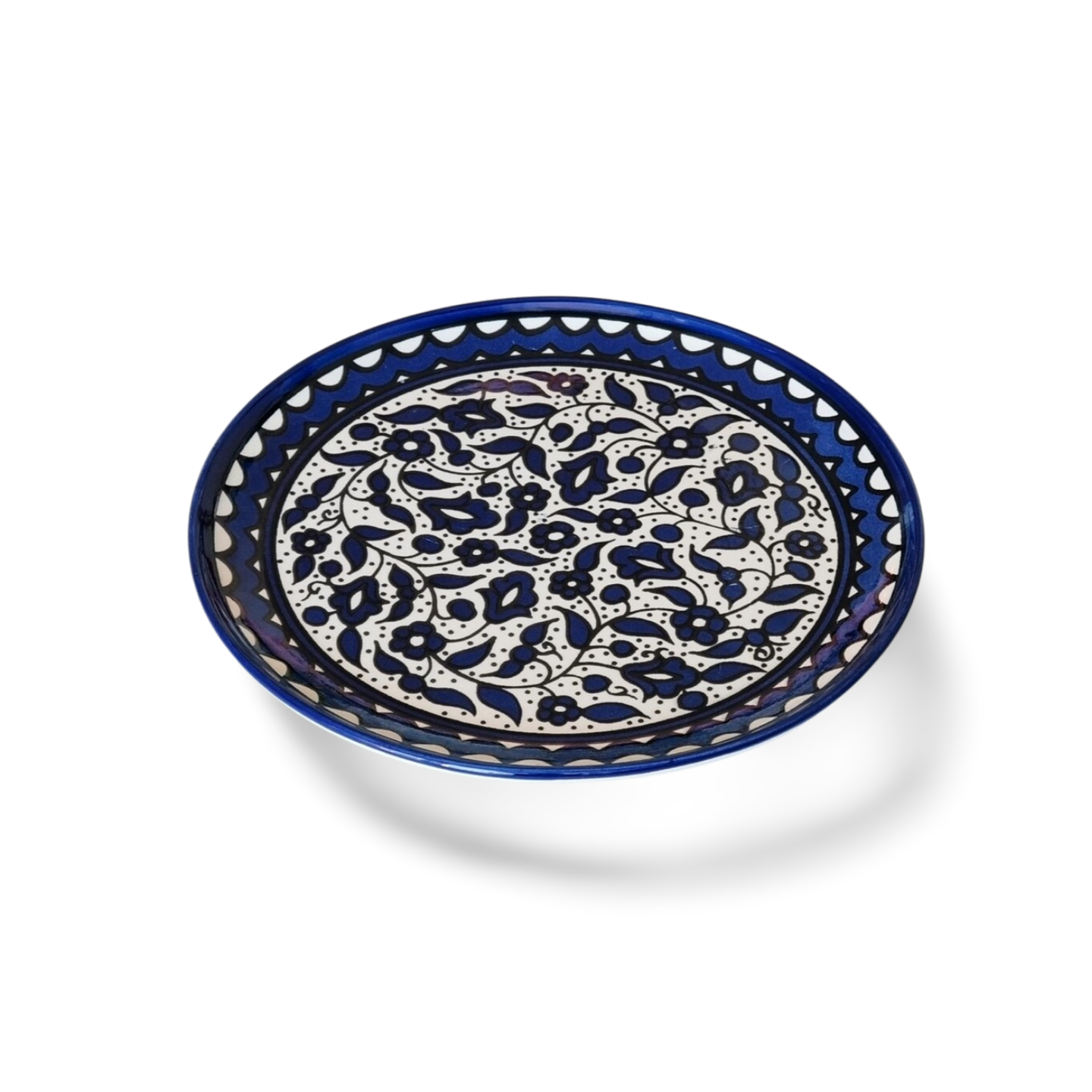 Blue and white Large Dinner Plate