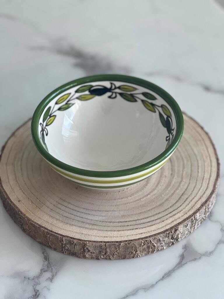 Olive Pattern Bowl