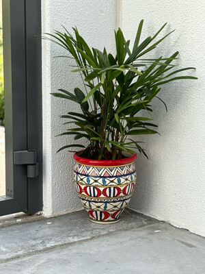 Plant Pot Large Moroccan Patttern