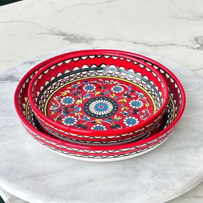 Joyful Artistry Bowls Red