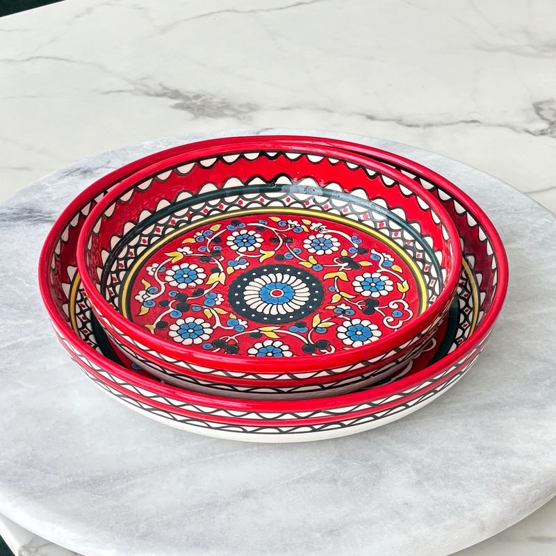 Joyful Artistry Bowls Red