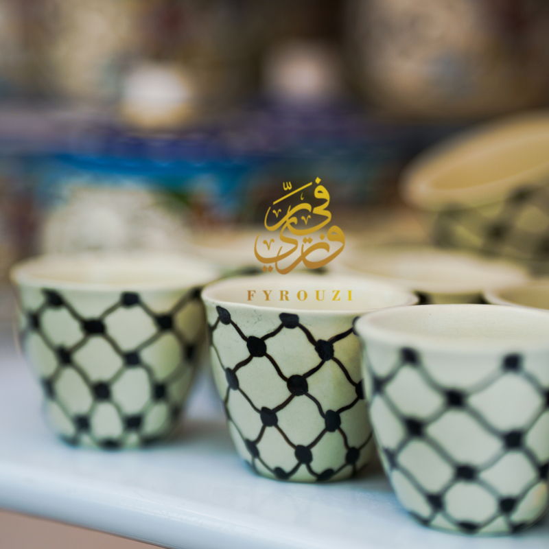 Kuffiye Coffee Cup with Authentic Kuffiye pattern for Palestine supporter 