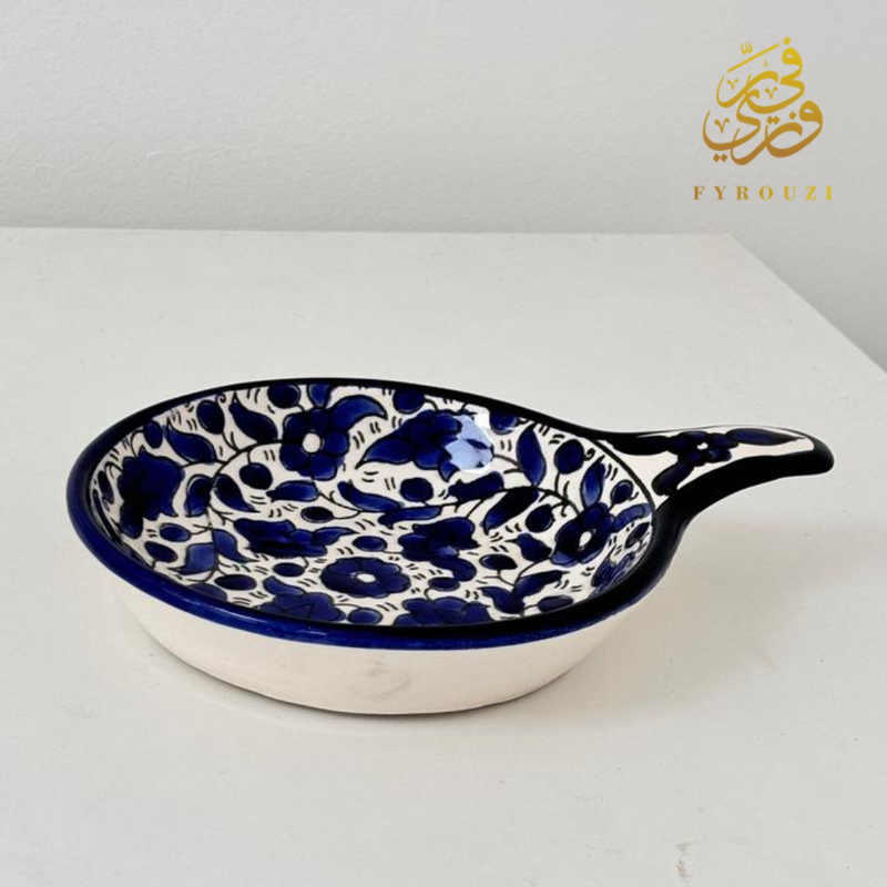 Serving Ceramic Bowl With Handle