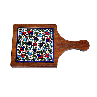 Cheese Board Floral Multi Color