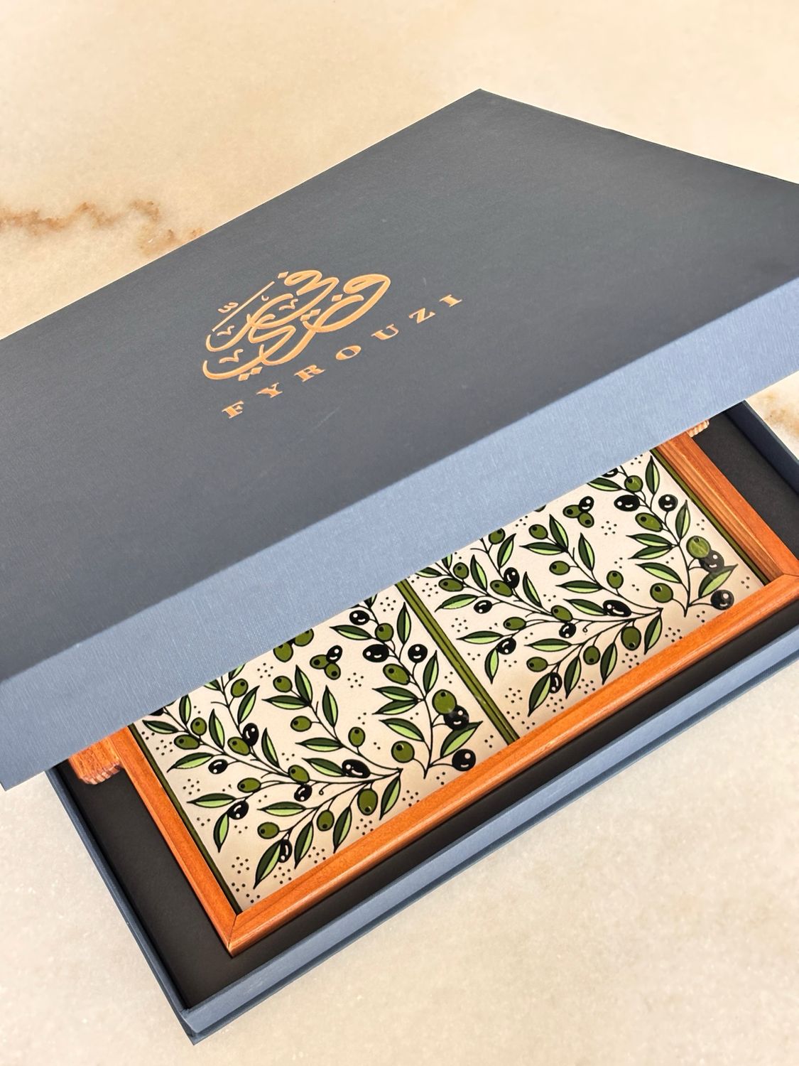 Serving Wooden Tray Gift Box