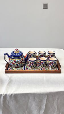 Floral Pattern Tea Set