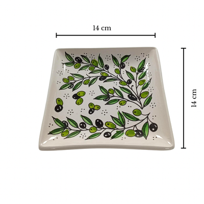 Zaytoun Square Olive Plate