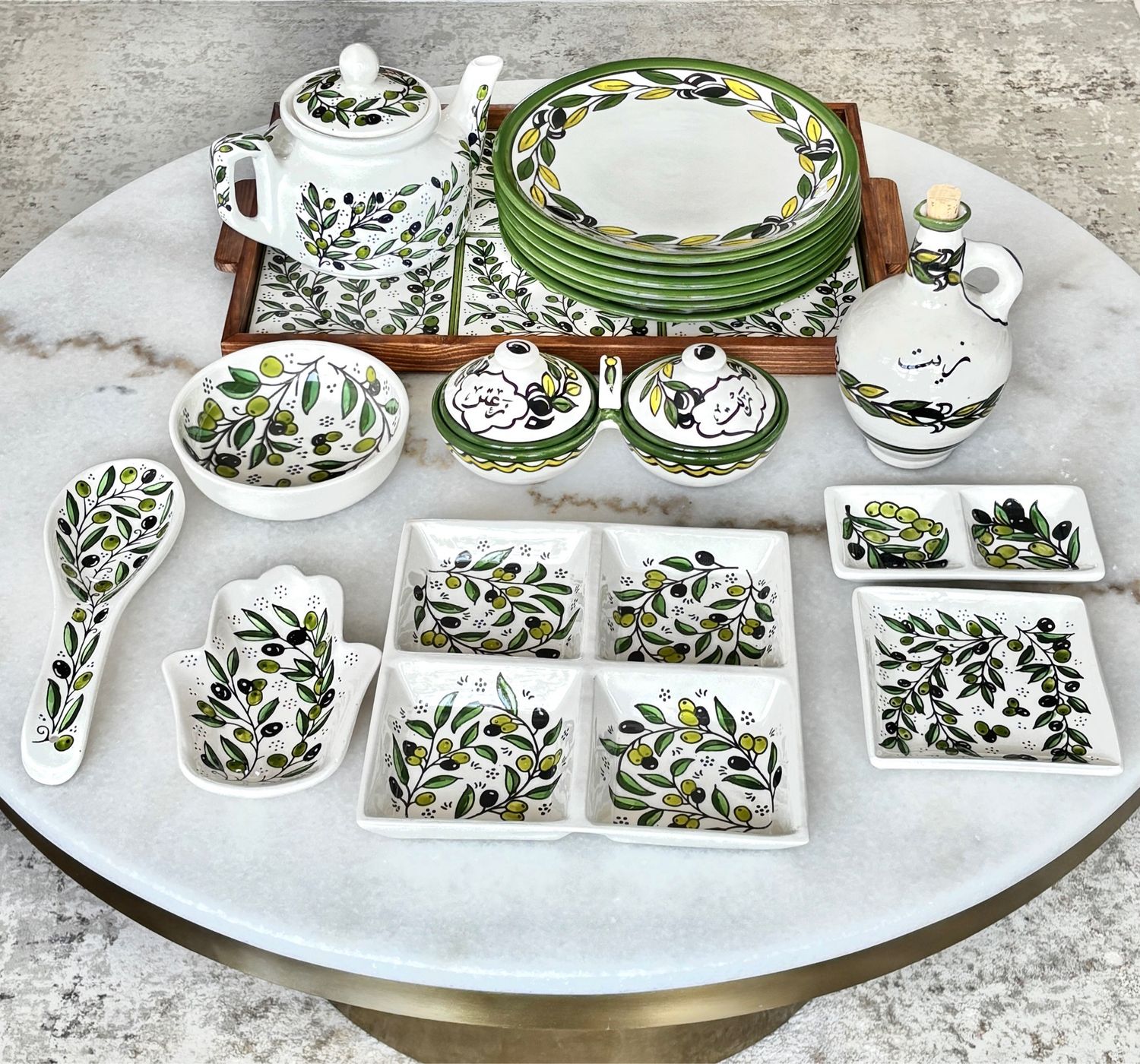 Olive Branches Tableware Set