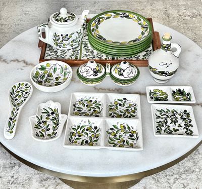 Olive Branches Tableware Set