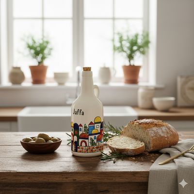 Jaffa Ceramic Oil Jug