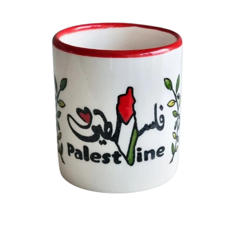 Medium Palestine Map Ceramic Mug