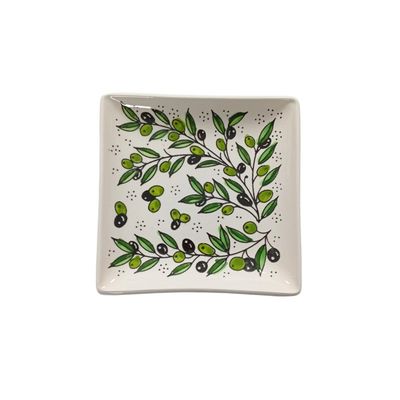 Zaytoun Square Olive Plate