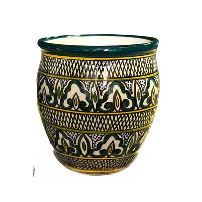 Plant Pot Large Green Paint
