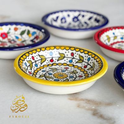 Hummus Small Ceramic Plate