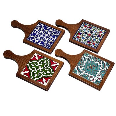 Cheese Board Floral Multi Color