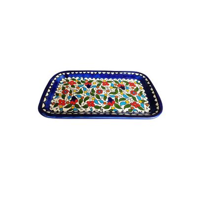 Floral Rectangle Serving Plate 30 cm