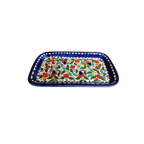 Floral Rectangle Serving Plate 30 cm