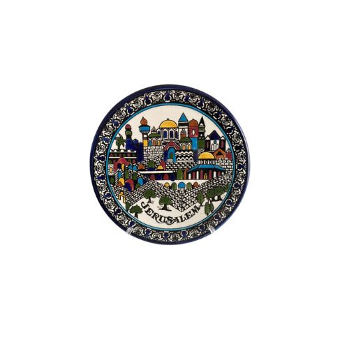 Jerusalem Display Plate with Stand