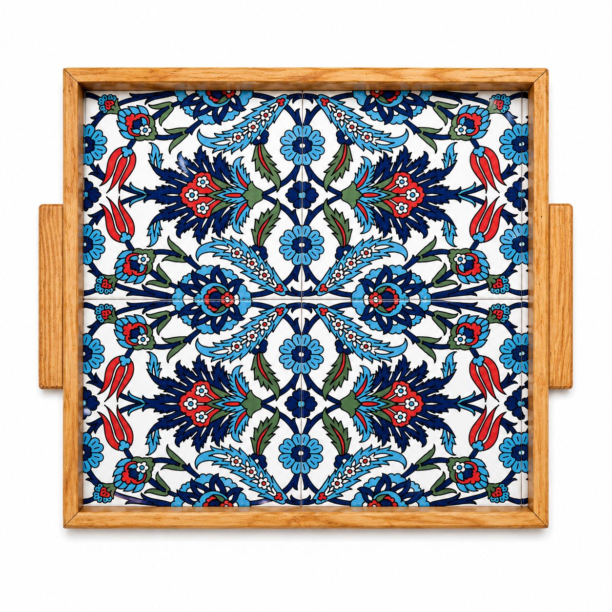 İznik Lâle Ceramic Serving Tray
