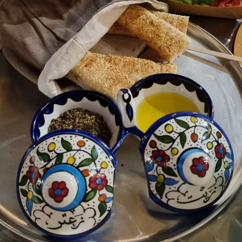 Breakfast Bowls with Lid set (زيت وزعتر)