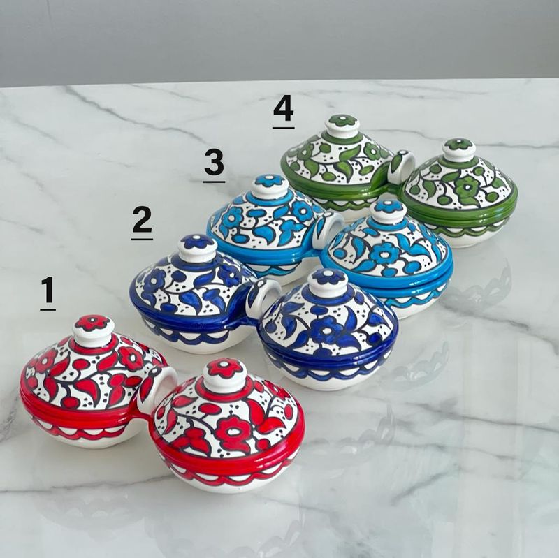 Fyrouzi Attached Bowls with lid 