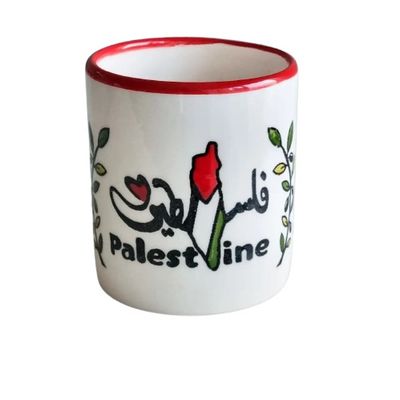 Medium Palestine Map Ceramic Mug
