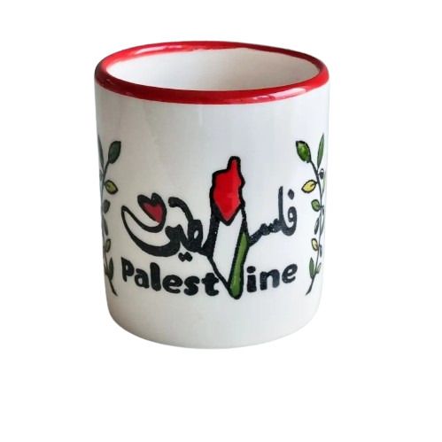 Medium Palestine Map Ceramic Mug