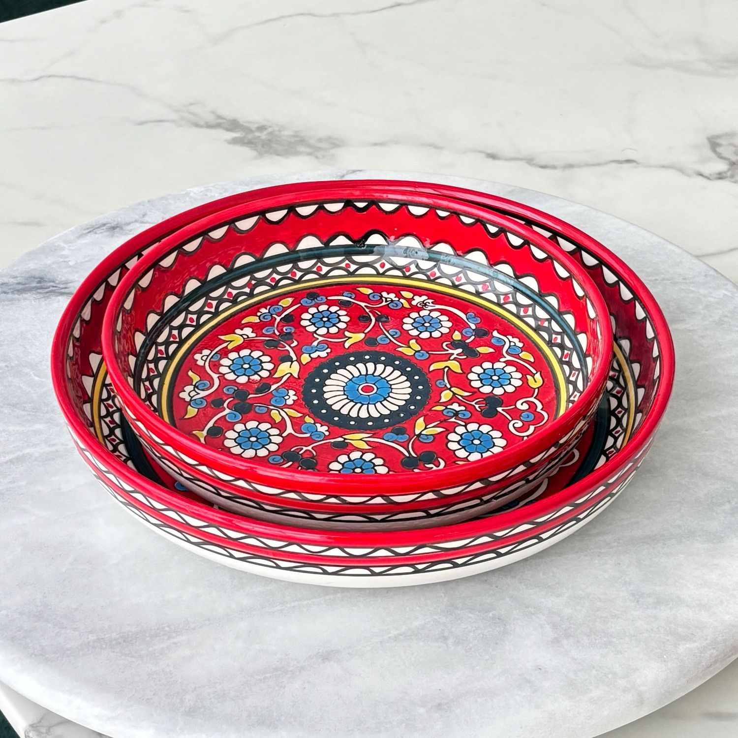 Joyful Artistry Bowls Red