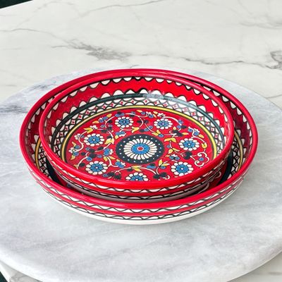 Joyful Artistry Bowls Red