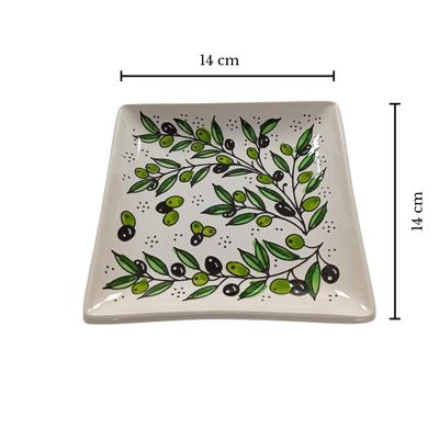 Zaytoun Square Olive Plate